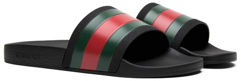 old and new gucci slide side by side|goat Gucci slides.